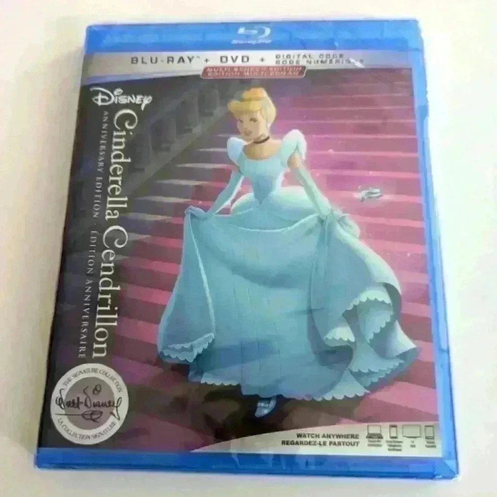 Disney Cinderella Blu-ray DVD Movie - New  sealed